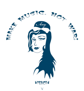 „Make Music. Not War!“-violadesign | Amy.